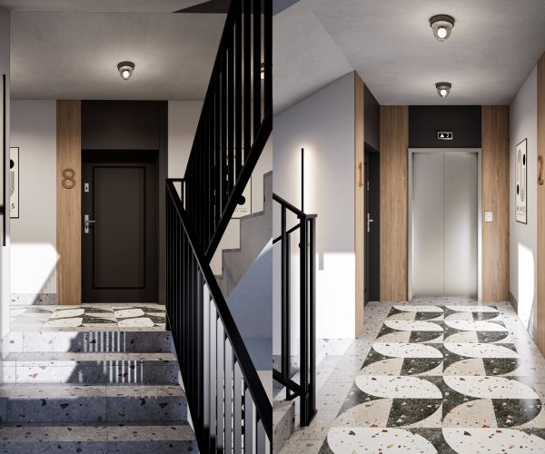 Nowoczesna klatka schodowa